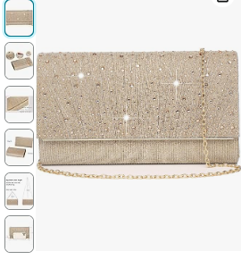 MUDUO Rhinestone Clutch Purses for